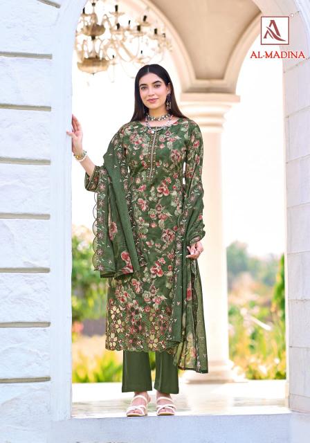 Alok suit al madina catalogue wholesale dress material distributors
